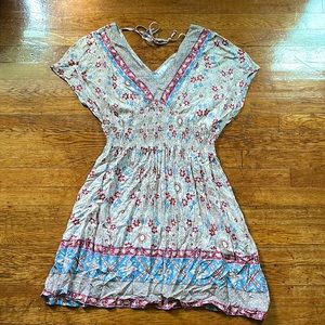 Just The Girl Women’s V-Neck Floral Dress